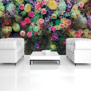 Fotótapéta - Színes virágok (152,5x104 cm)