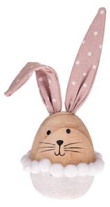 Bunny rózsaszín-fehér fa húsvéti dekoráció - Dakls