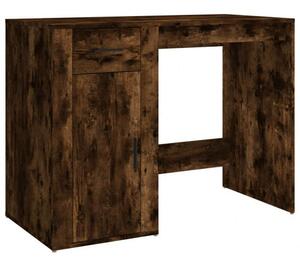VidaXL füstös tölgy színű szerelt fa íróasztal 100x49x75 cm