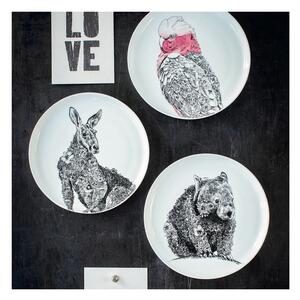 Marini Ferlazzo Wombat fehér porcelán tányér, ø 20 cm - Maxwell & Williams