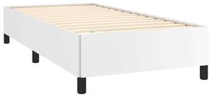 VidaXL Fehér Műbőr Ágykeret - 90x200 cm