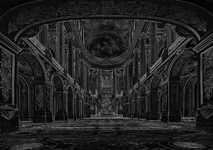 Fotótapéta - Nagyterem, Versailles-i csarnok (152,5x104 cm)