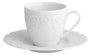 Gran Gala fehér kávéscsésze csészealjjal - Brandani