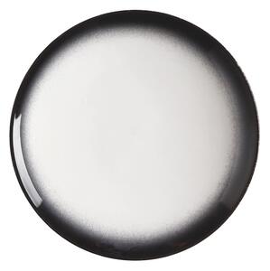 Caviar fehér-fekete kerámia desszertes tányér, ø 20 cm - Maxwell & Williams