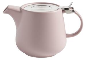 Tint rózsaszín porcelán teáskanna szűrővel, 600 ml - Maxwell & Williams