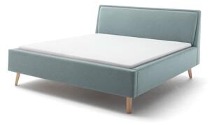 Frieda kék kétszemélyes ágy ráccsal és tárolóhellyel, 160 x 200 cm - Meise Möbel