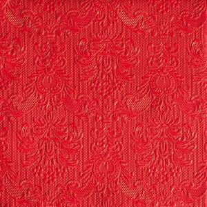 Elegance red papírszalvéta 33x33cm, 15db-os