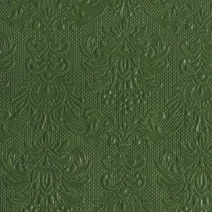 Elegance dark green papírszalvéta 25x25cm, 15db-os