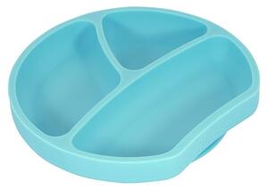 Plate kék szilikon gyerek tányér, ø 20 cm - Kindsgut