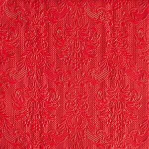 Elegance red papírszalvéta 40x40cm, 15db-os