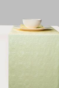 Elegance Pearl Green asztali futó 33x600 cm