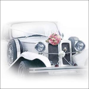 Esküvői szalvéta 33x33cm, 20db-os - Wedding Branch White