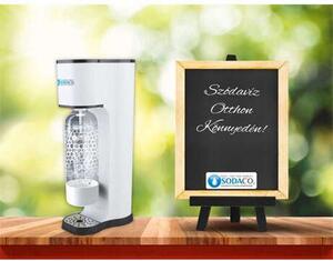 SodaCo K100W King otthoni szódagép, fehér színben