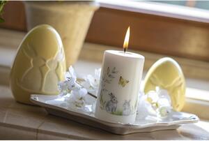 Sweet Easter Bunny fehér húsvéti gyertya, égési idő 40 óra - Unipar