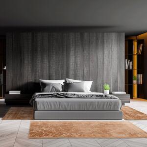KONDELA Modern szőnyeg, bézs/arany minta, 80x150, RAKEL