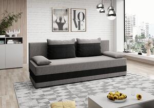 KONDELA Szétnyitható kanapé, szürke/sötétszürke, PREMIUM NEW