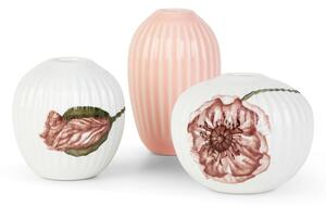 Hammershøi Poppy 3 db mini porcelán váza - Kähler Design