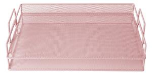 Holder rózsaszín fém irattartó, 25 x 36 cm - PT LIVING