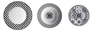 Alhambra 18 db-os porcelán tányér készlet - Brandani