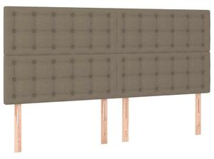 VidaXL LED-es Ágytámlá - Szövet - 160x128 cm