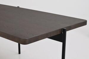 Shelton barna kőrisfa dohányzóasztal, 95 x 50 cm - Rowico