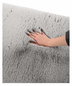 Luxus shaggy szőnyeg, szürke, 140x200, KAMALA LUX