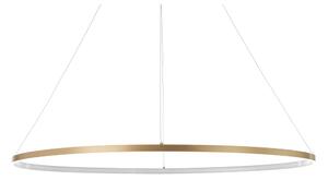Oval Ring aranyszínű függőlámpa, magasság 92 cm - Tomasucci