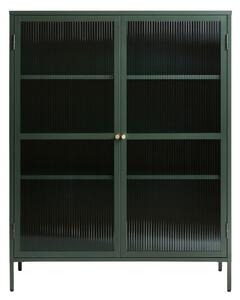 Bronco zöld fém tálalószekrény, magasság 140 cm - Unique Furniture