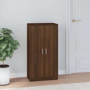 VidaXL barna tölgy színű szerelt fa cipősszekrény 55 x 35 x 108 cm
