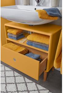Mustársárga mosdó alatti szekrény 66x45 cm Color Bath – Tom Tailor