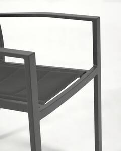 Sirley szürke alumínium kültéri szék - Kave Home