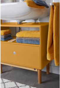 Mustársárga mosdó alatti szekrény 66x45 cm Color Bath – Tom Tailor