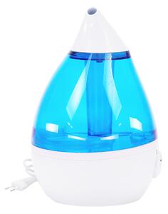 KONDELA Ultrahangos aroma diffúzor/párásító, kék/fehér, SAXO