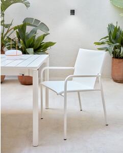 Zaltana fehér alumínium kerti szék - Kave Home