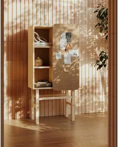 Slide borovi fenyő könyvespolc, 70 x 142 cm - Karup Design