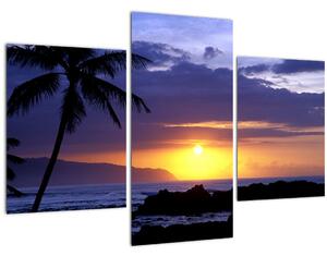 A naplemente képe a tenger felett (90x60 cm)