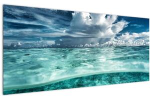 Kép - Kilátás a tengerszint alá (120x50 cm)