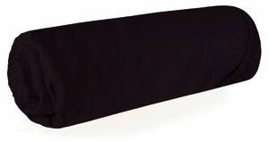 Nova3 pamut-szatén gumis lepedő Fekete 100x200 cm +25 cm