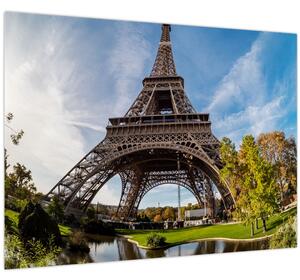 Kép - Eiffel-torony színes (70x50 cm)