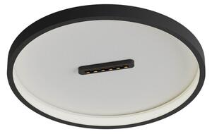 LED mennyezeti lámpa BUTTON, 42 cm, matt fekete