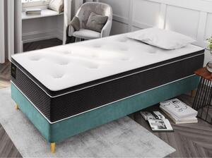 Lia türkiz bársony egyszemélyes ágy, 90 x 200 cm - Cosmopolitan Design