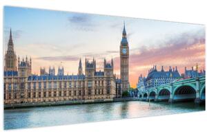Kép - London pasztell színekben (120x50 cm)