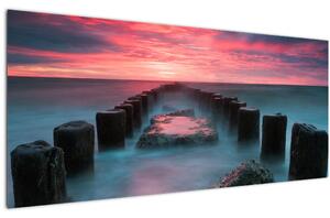 Kép - Sziklák a tenger (120x50 cm)