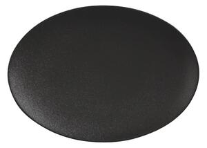 Caviar fekete kerámia tányér, 30 x 22 cm - Maxwell & Williams