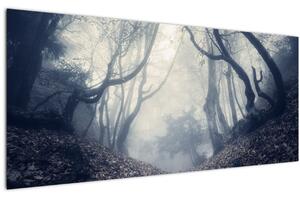 Kép - Erdő a ködben (120x50 cm)