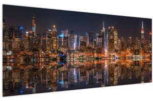 Kép - Felhőkarcolók (120x50 cm)