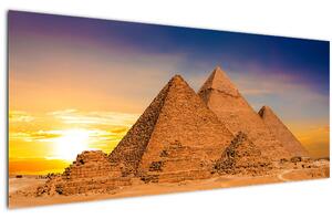 Kép - Egyiptomi piramisok (120x50 cm)
