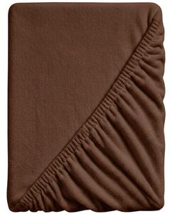 Mikroplüss lepedő SOFT BRONE 90x200 cm barna