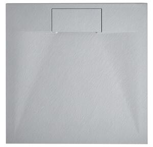 Zuhany tálca AZZURRO 90 x 90 x 3 cm Szürke