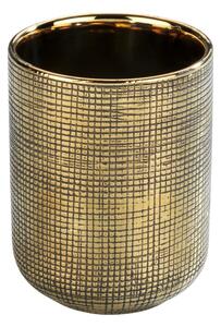 Aranyszínű kerámia fogkefetartó pohár Rivara – Wenko